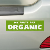 MIJN KWESTIES ZIJN ORGANISCH BUMPERSTICKER (Op auto)