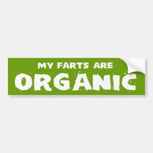 MIJN KWESTIES ZIJN ORGANISCH BUMPERSTICKER
