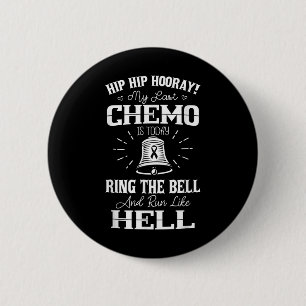 Mijn Laatste Chemo Shirt Chemotherapie Kankerbewus Ronde Button 5,7 Cm