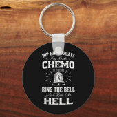 Mijn Laatste Chemo Shirt Chemotherapie Kankerbewus Sleutelhanger (Voorkant)