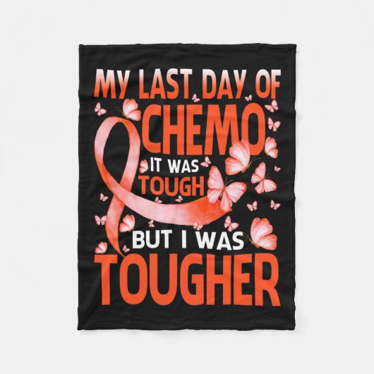 Mijn laatste dag Chemo RSD CRPS Awareness Butter Fleece Deken (Voorkant)