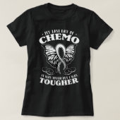 Mijn laatste dag chemo Shirt Chemotherapie Butterf (Design voorkant)