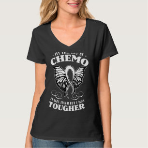 Mijn laatste dag van chemo-chemotherapie vlinder i t-shirt