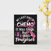 Mijn laatste dag van Chemo was hard, maar ik was h Kaart (Gele Bloem)