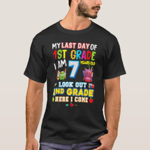 Mijn laatste dag van de 2de klas hier kom ik zo la t-shirt