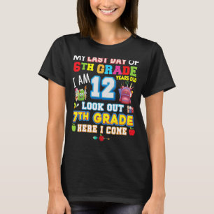 Mijn laatste dag van de 7de graad hier kom ik zo l t-shirt