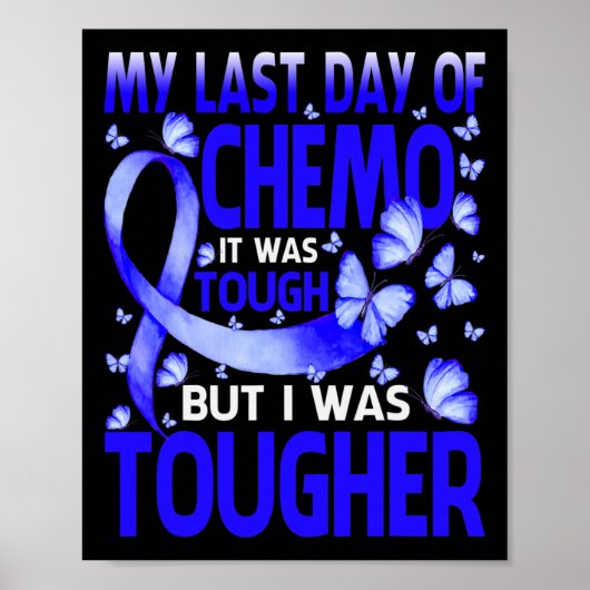 Mijn laatste dag van de dag Chemo Alopecia Awarene Poster (Voorkant)