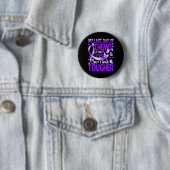 Mijn laatste dag van de dag chemo fibromyalgie bew ronde button 5,7 cm (In situ)