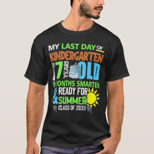 Mijn laatste dag van de kleuterschool, klaar voor t-shirt