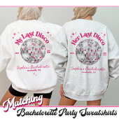 Mijn Laatste Disco Fun Bruid Trouw Verloving Feest Trui