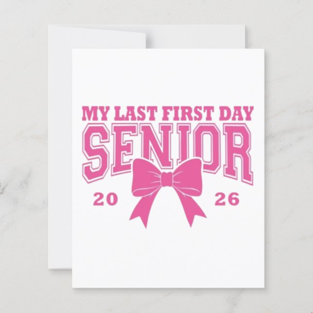 🎀 Mijn laatste eerste dag 2026 (Voorkant)