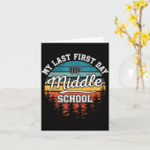 Mijn laatste eerste dag op de middelbare school Gr Kaart (Gele Bloem)