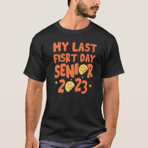 Mijn laatste eerste dag, senior 2023, retroleraar t-shirt