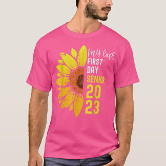 Mijn laatste eerste dag, senior 2023, Zonnebloem t T-shirt