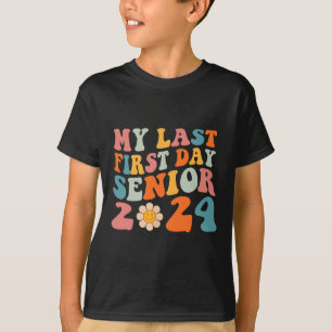 Mijn laatste eerste dag, senior 2024, terug naar s t-shirt
