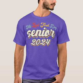Mijn laatste eerste dag senior 2024 Terug naar sch T-shirt