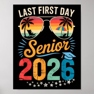 Mijn laatste eerste dag Senior 2026 Terug naar sch Poster