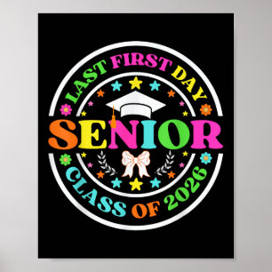 Mijn laatste eerste dag Senior 2026 Terug naar sch Poster