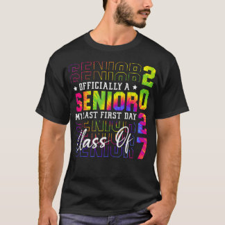 Mijn laatste eerste schooldag Senior 2027 Klas Van T-shirt