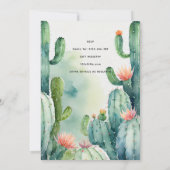 Mijn laatste Fiesta Bachelorette Party Cactussen T Kaart (Achterkant)