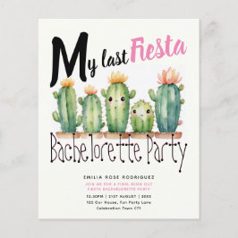 Mijn Laatste Fiesta Vrijgezellenfeest Cacti Thema