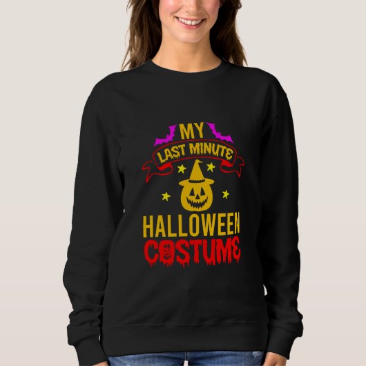 Mijn Laatste Minuten Halloween Kostuum Trui (Voorkant)