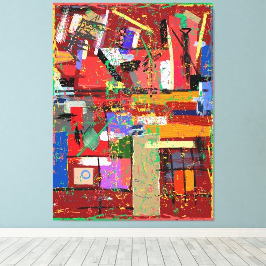 Mijn laatste MRI Canvas Afdruk (Insitu (Houten vloer))