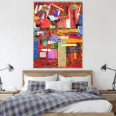 Mijn laatste MRI Canvas Afdruk (Insitu (Slaapkamer))