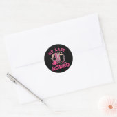 Mijn laatste Rodeo Bride Squad Bridal Party Wester Ronde Sticker (Envelop)