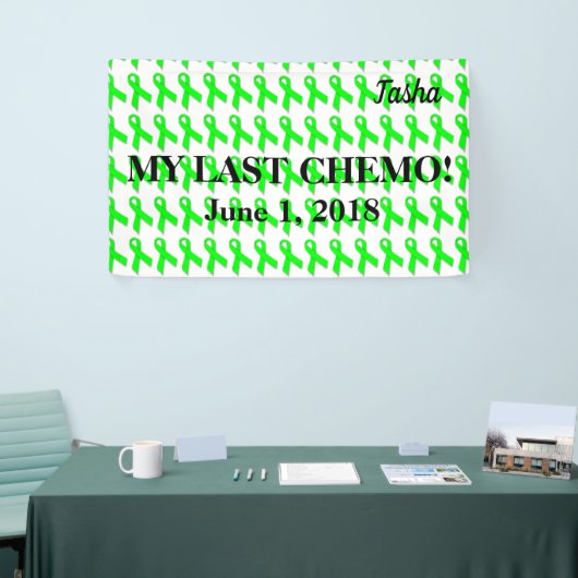 Mijn laatste Scheikundige feestbanner Spandoek (Beurs)