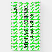 Mijn laatste Scheikundige feestbanner Spandoek (Verticaal)