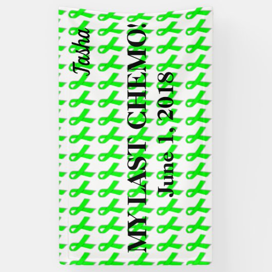 Mijn laatste Scheikundige feestbanner Spandoek (Verticaal)