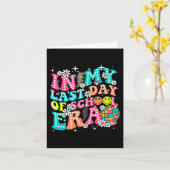 Mijn laatste schooldag Tijdperk Leraar Jongens Mei Kaart (Gele Bloem)