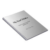 Mijn laatste wensen Notitieboek | Eeuwig van jou (Rechterzijde)