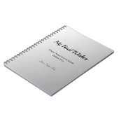 Mijn laatste wensen Notitieboek | Eeuwig van jou (Linkerzijde)