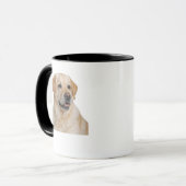 Mijn Lab denkt dat ik cool ben Foute Labrador mok (Voorkant links)