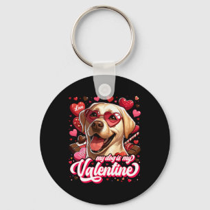 Mijn Labrador is mijn Valentijn T-shirt huisdier e Sleutelhanger