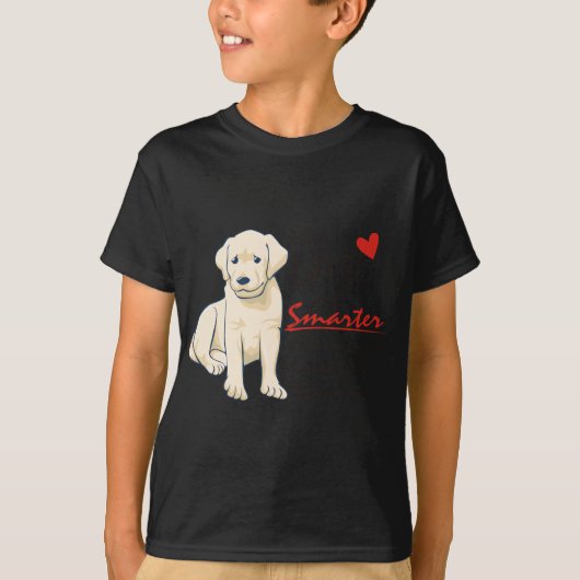 Mijn labrador Retriever is slimmer T-shirt (Voorkant)