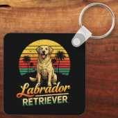Mijn Labrador Retriever Sleutelhanger (Achterkant)