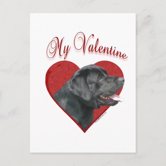 Mijn Labrador Retriever Valentijn Feestdagenkaart (Voorkant)
