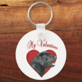 Mijn Labrador Retriever Valentijn Sleutelhanger (Achterkant)