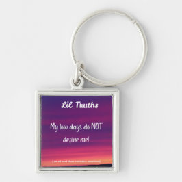 Mijn Lage Dagen Zonsondergang Kleine Waarheden  Sleutelhanger