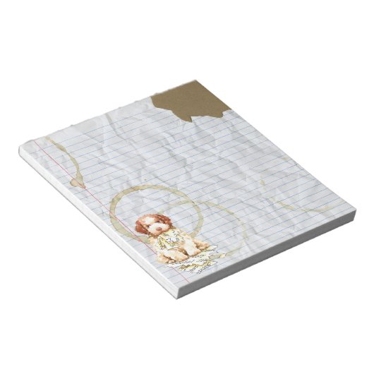 Mijn Lagotto Ate mijn Notitieblok van het Lesson P (Schuin)