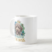 Mijn Lagotto Is De Baas Grappige Hond Koffiemok (Voorkant links)