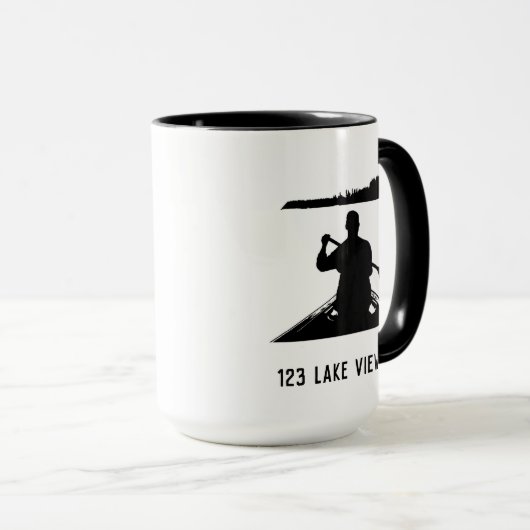 Mijn Lake House Canoeing Mok (Voorkant rechts)