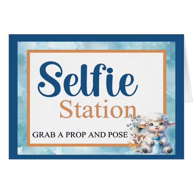 Mijn Lam_ Selfie Kaart (Voorkant Horizontaal)