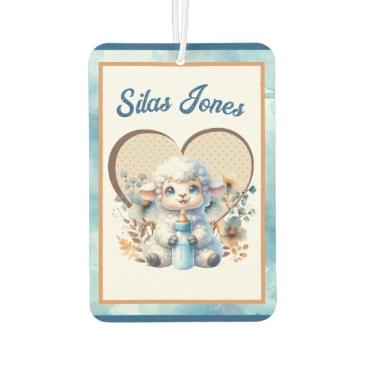 Mijn lammetje luchtverfrisser (Achterkant)