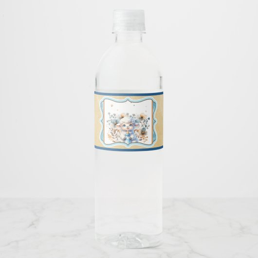 Mijn lammetje waterfles etiket (Voorkant)