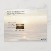 Mijn lamp briefkaart (Achterkant)