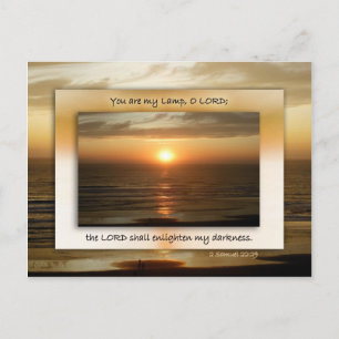 Mijn lamp briefkaart